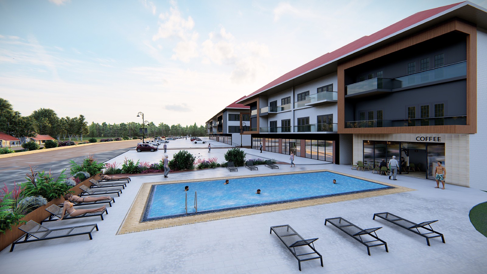 Apartments in Caferli, Kuşadası (CII-00041)